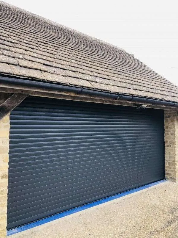 Double Anthracite Grey Automatic roller garage door