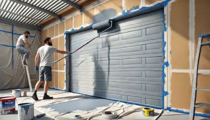 metal garage door paint