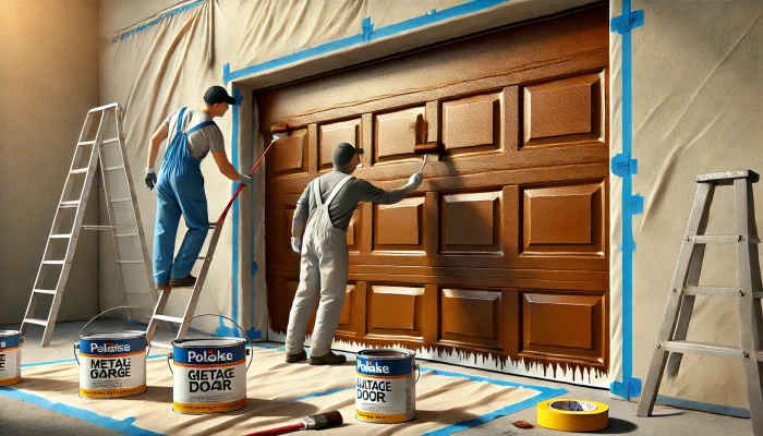 metal garage door paint