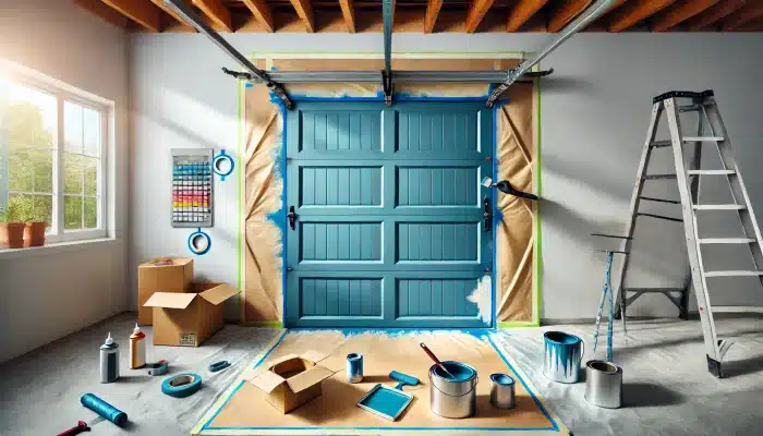 metal garage door paint